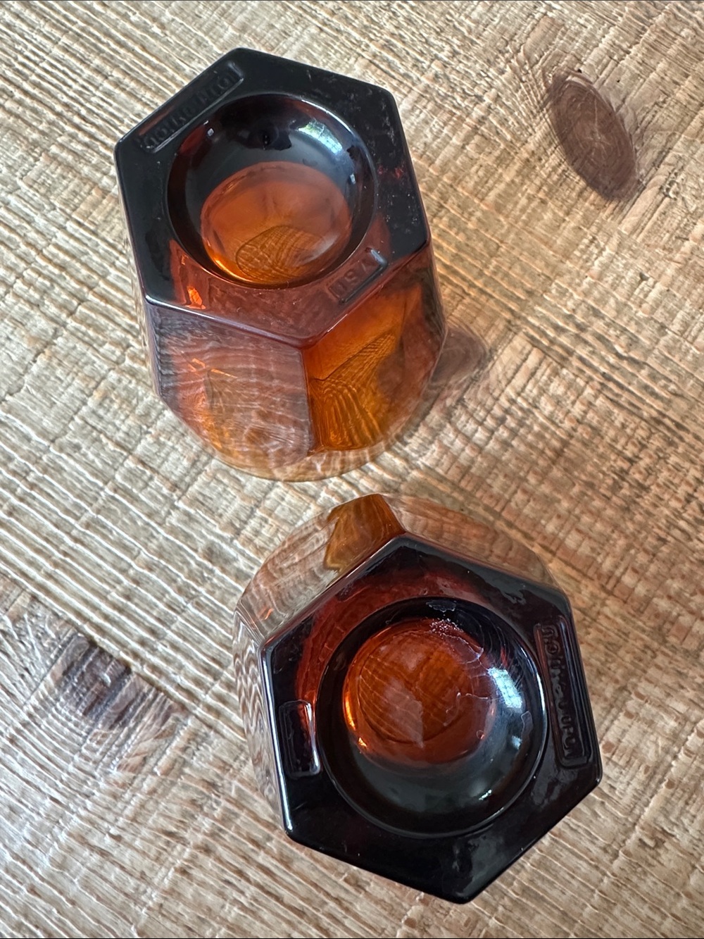 notNeutral Vero Cortado Small Glasses Amber Set of 2 Not Neutral - Picture 2 of 2
